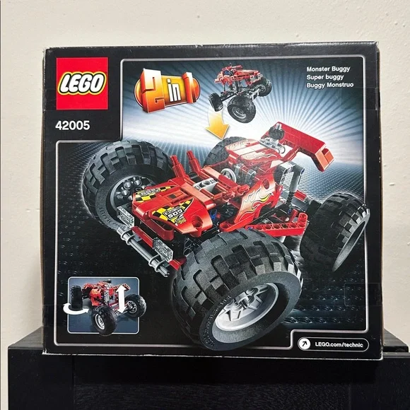 LEGO Technic Red and Black Monster Truck - Picture 2 of 6